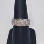 10K Gold Diamond Iced Band Ring - additional product view 4