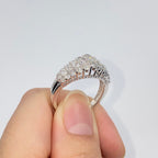 10K Gold Diamond Crown Pave Engagement Ring - additional product view 4