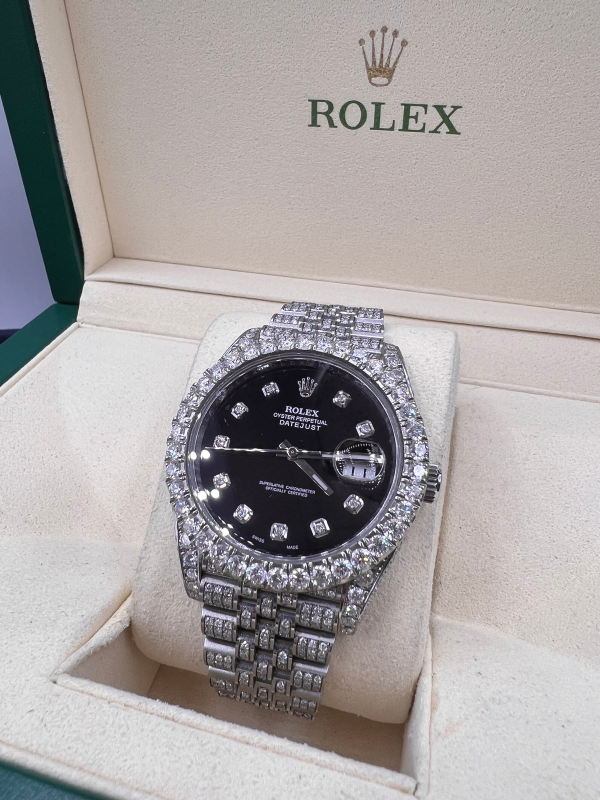 Rolex Datejust 41mm Iced Out Watch - additional product view 2