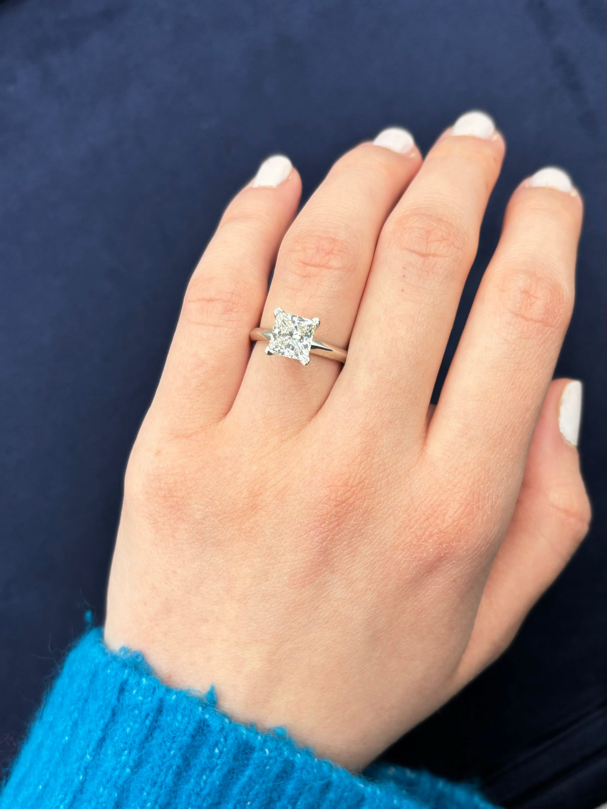 Princess Cut Engagement Ring 2.03 CT - additional product view 4