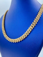 14K Gold Jumbo Diamond Cuban Chain 11mm - additional product view 3