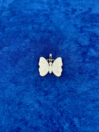 14K Gold Classic Butterfly Diamond Pendant - additional product view 5