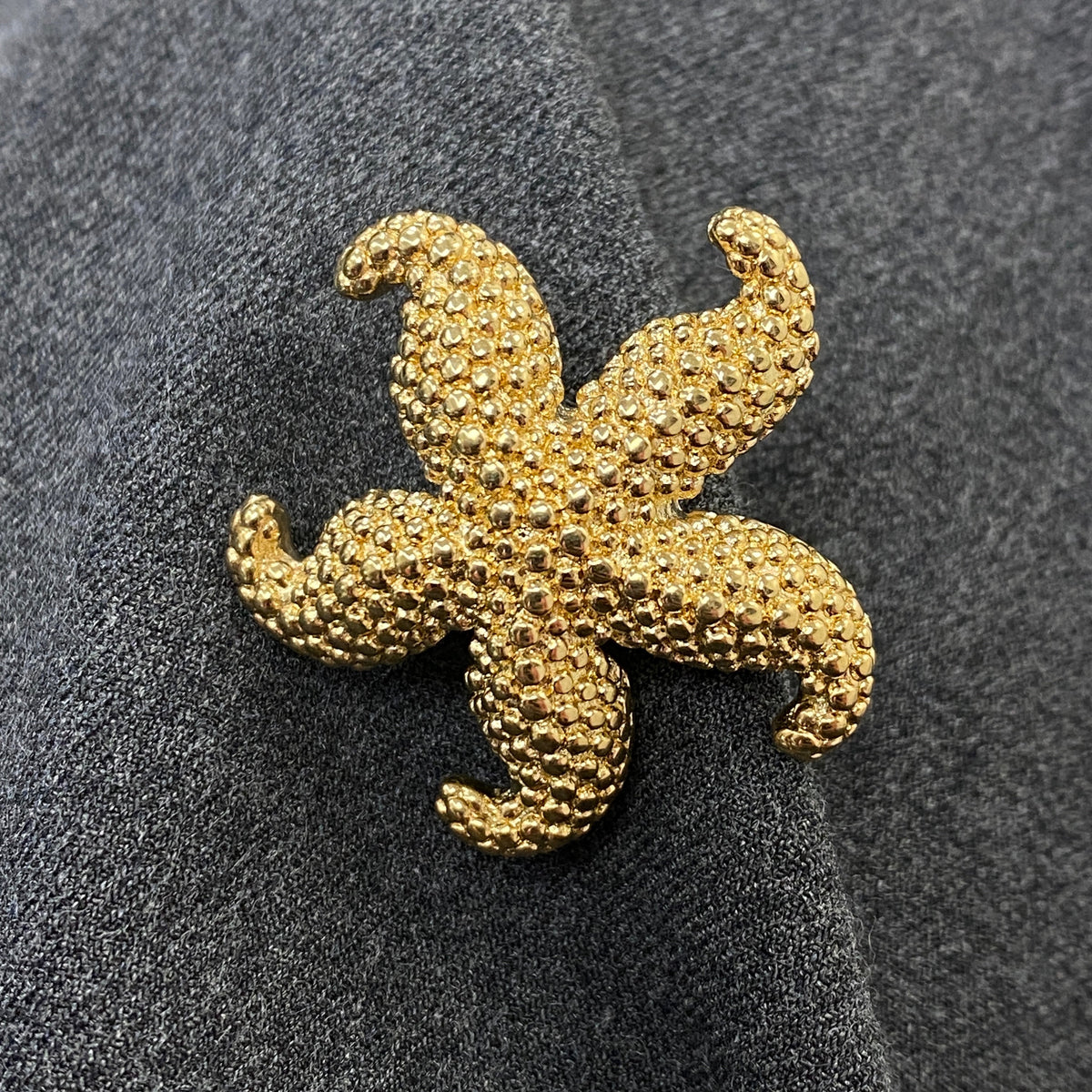 14K Gold Sally Star Ocean Brouch - additional product view 4