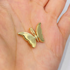 14K Gold Butterfly Shine Diamond Pendant - additional product view 6