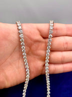 14K Gold Elegance Diamond Tennis Necklace - additional product view 4