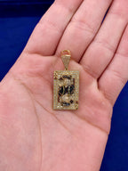 10K Gold King of Diamonds Charm - additional product view 3
