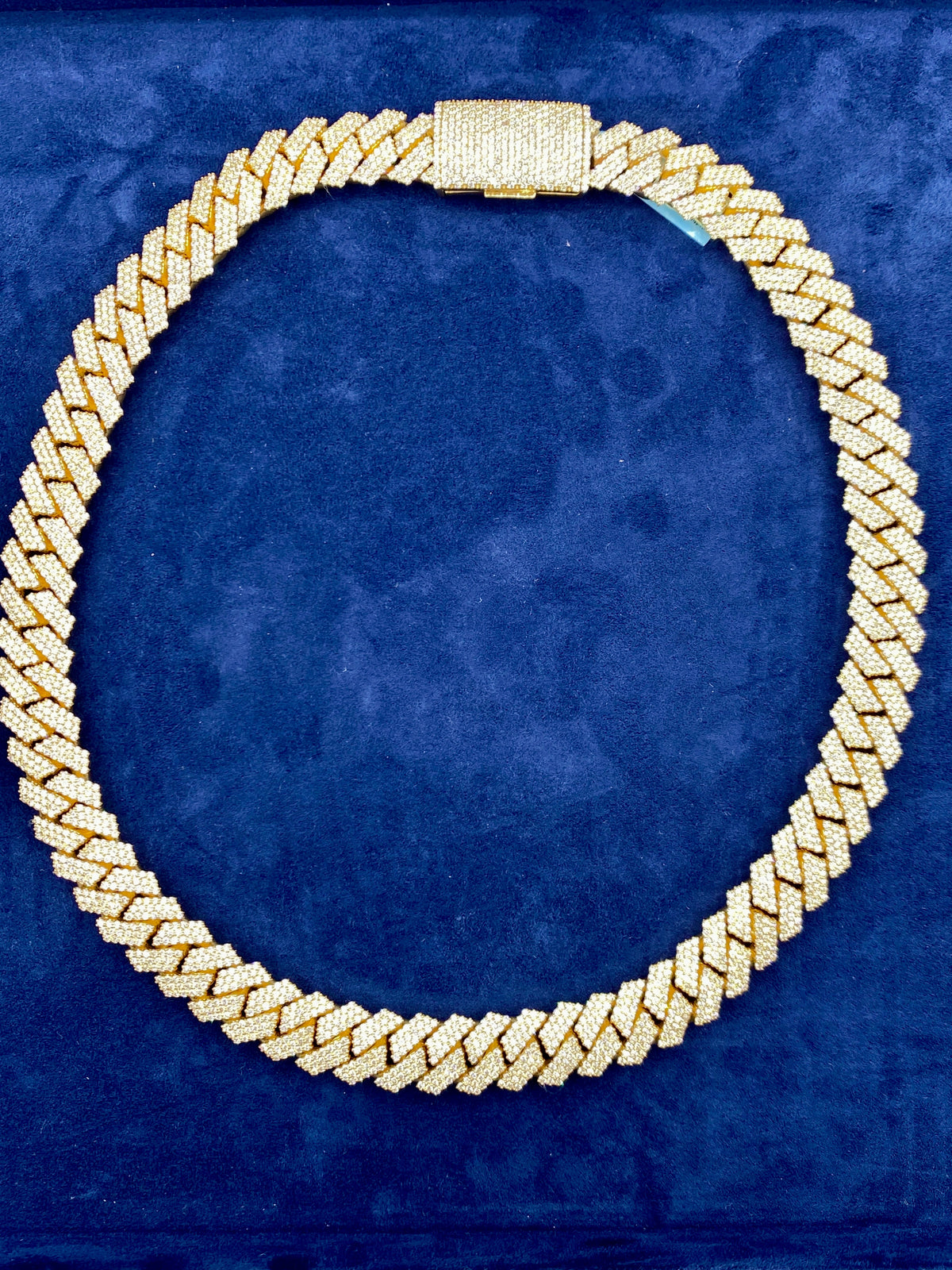 14K Gold Jumbo Diamond Cuban Chain 15.5mm - additional product view 9