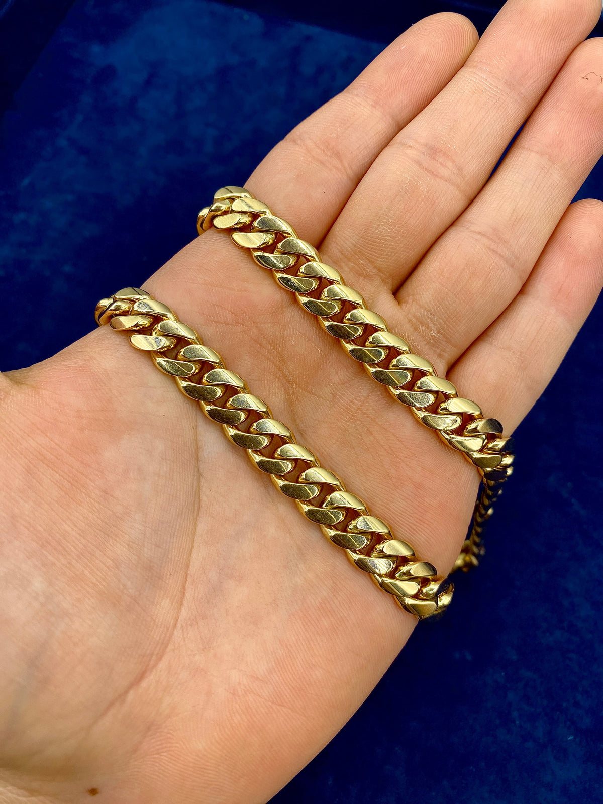 14K Gold Cuban Link Chain 9.7mm 22I - additional product view 5