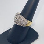 10K Gold Cluster Diamond Ring - additional product view 5