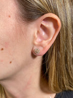 10K Gold Baguette Firework Diamond Earring - additional product view 2