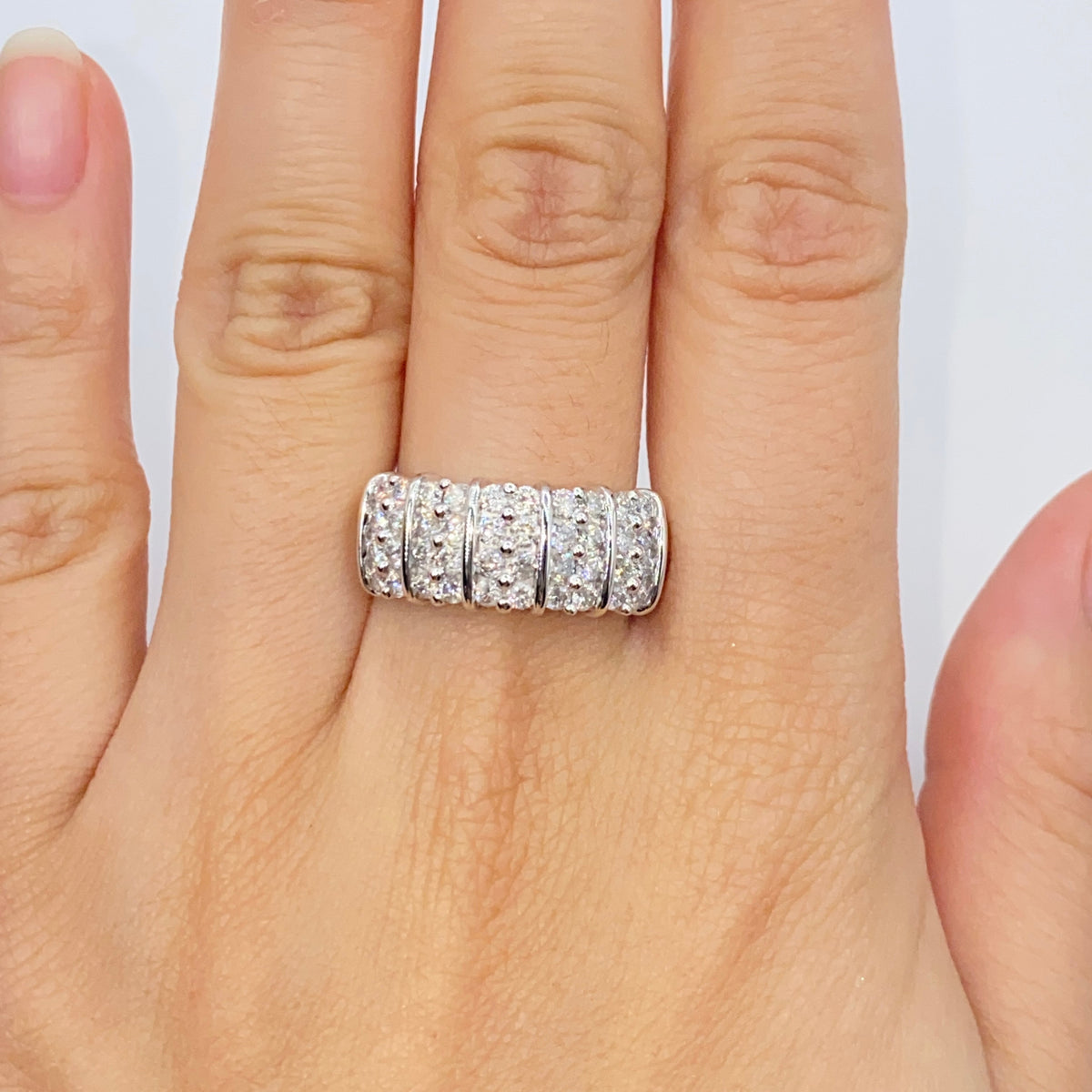 10K Gold Cluster Diamond Ring - additional product view 2
