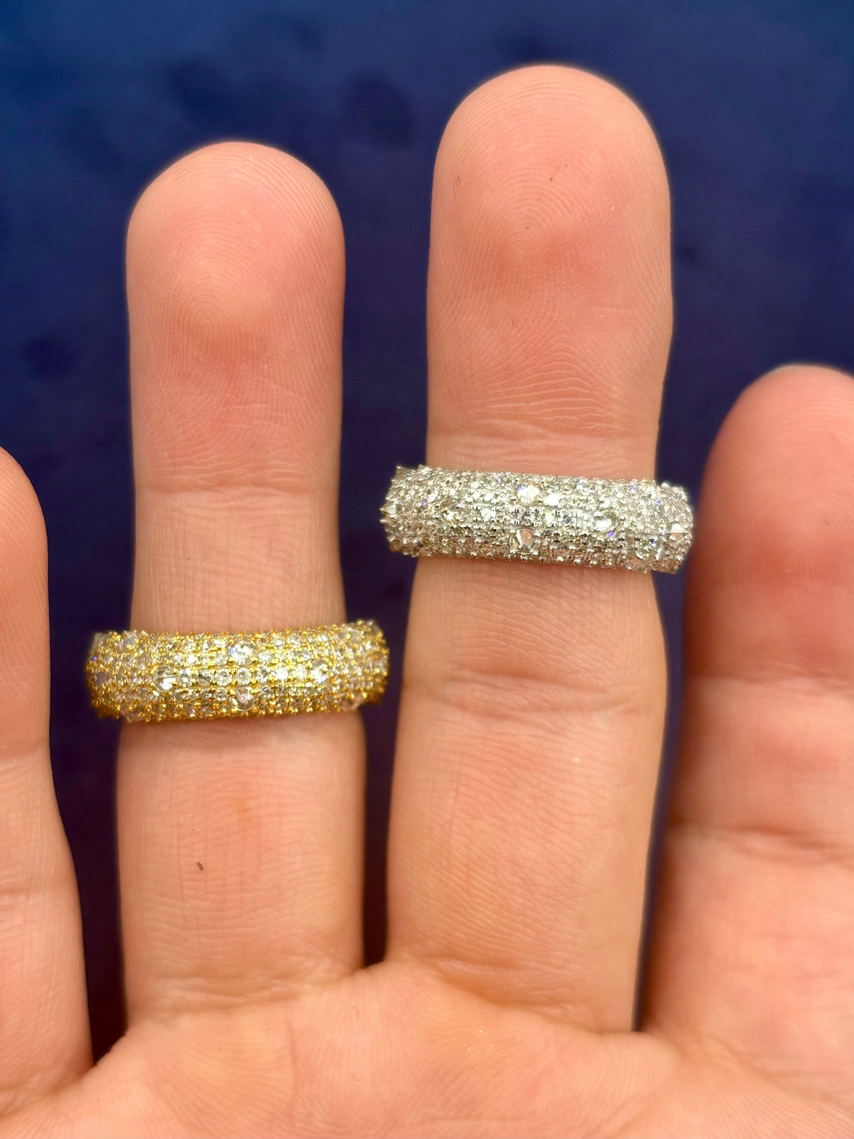 14K Gold Mosaic Upside-Down Diamond Ring - additional product view 11
