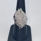 10K Gold Ribbon Diamond Baguette Ring - additional product view 4
