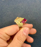 10K Gold Vintage Native American Ring - additional product view 3