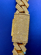 14K Gold Jumbo Diamond Cuban Chain 19mm - additional product view 5