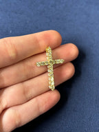 10K Gold Jubilant Diamond Cross Pendant - additional product view 3