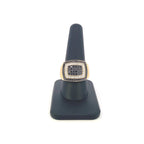 10K Gold Black Diamond Layer Ring - additional product view 4