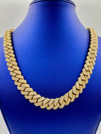 14K Gold Jumbo Diamond Cuban Chain 15.5mm - additional product view 2
