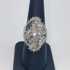 10K Gold Crown Diamond Baguette Ring - additional product view 5