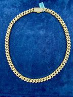 14K Gold Jumbo Diamond Cuban Chain 10mm - additional product view 8