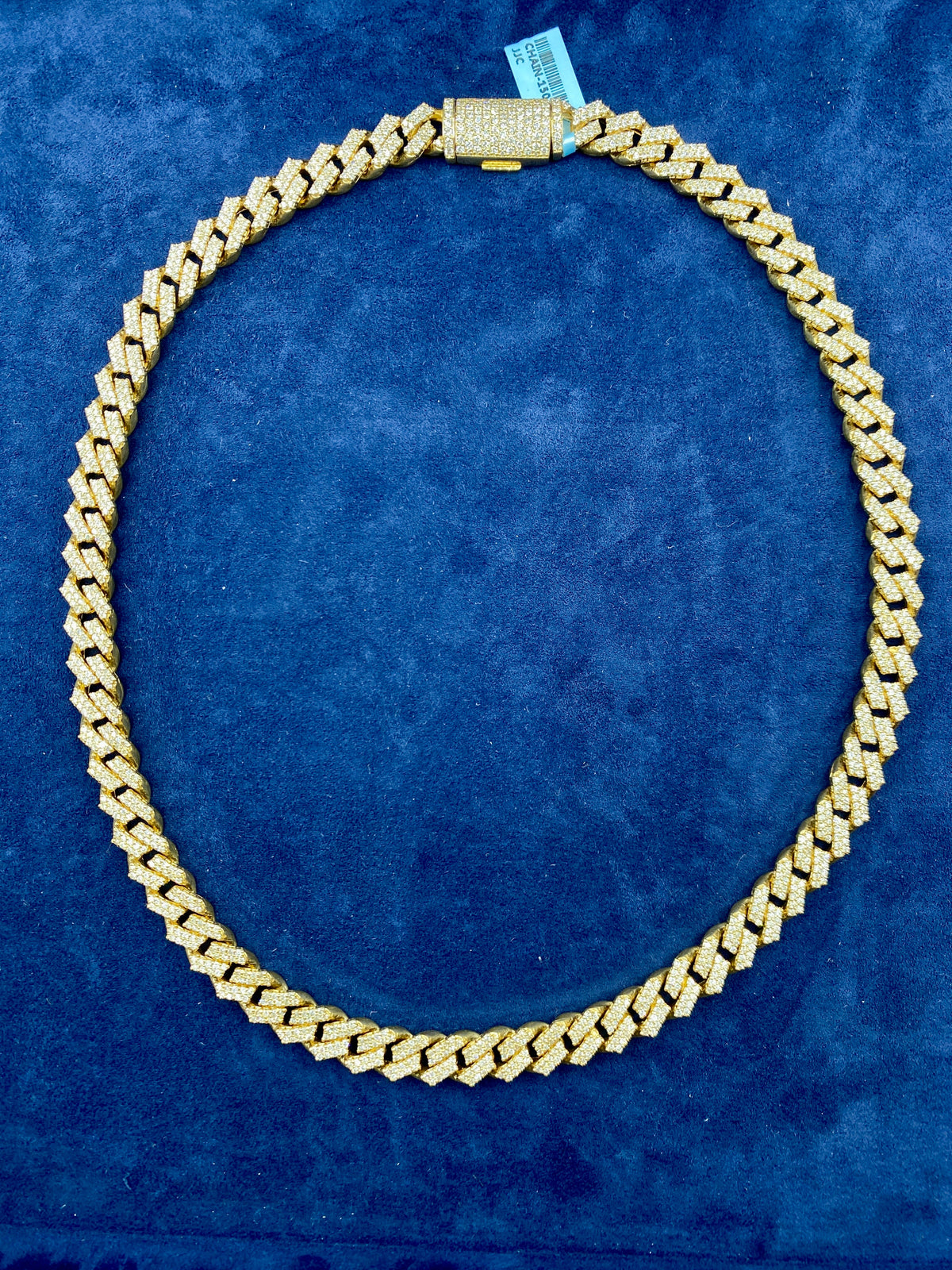 14K Gold Jumbo Diamond Cuban Chain 10mm - additional product view 8