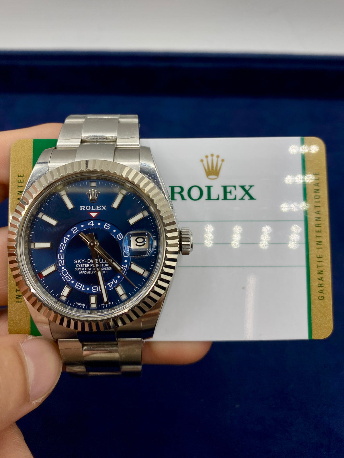 Rolex Stainless Steel Sky Dweller 336934 Blue Jubilee - additional product view 7