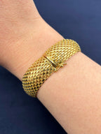 14K Gold Textured Bracelet - additional product view 3