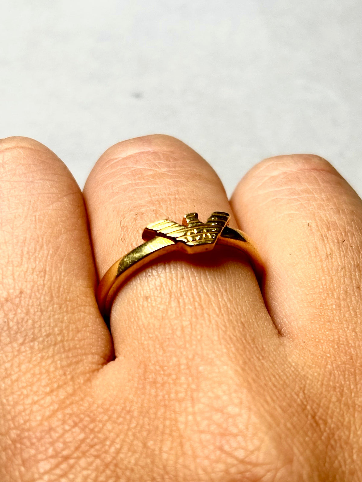 18K Gold Armani Ring - additional product view 5