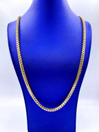 14K Solid Gold Franco Chain 5.5mm - additional product view 2