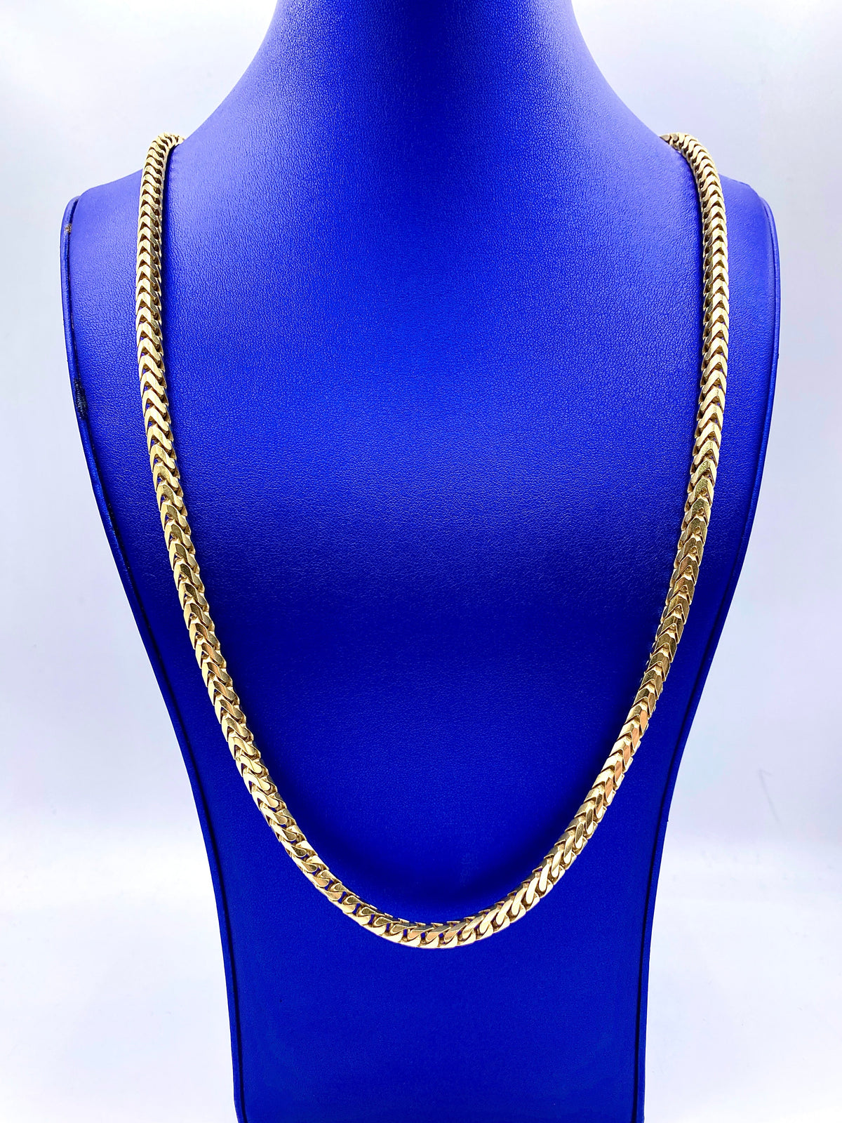 14K Solid Gold Franco Chain 5.5mm - additional product view 2