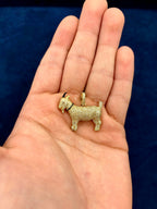 10K Gold Large Goat Diamond Pendant - additional product view 3