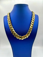 14K Gold Cuban Link Chain 18mm 22 in - additional product view 2