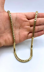14K Solid Gold Franco Chain 5.5mm - additional product view 5