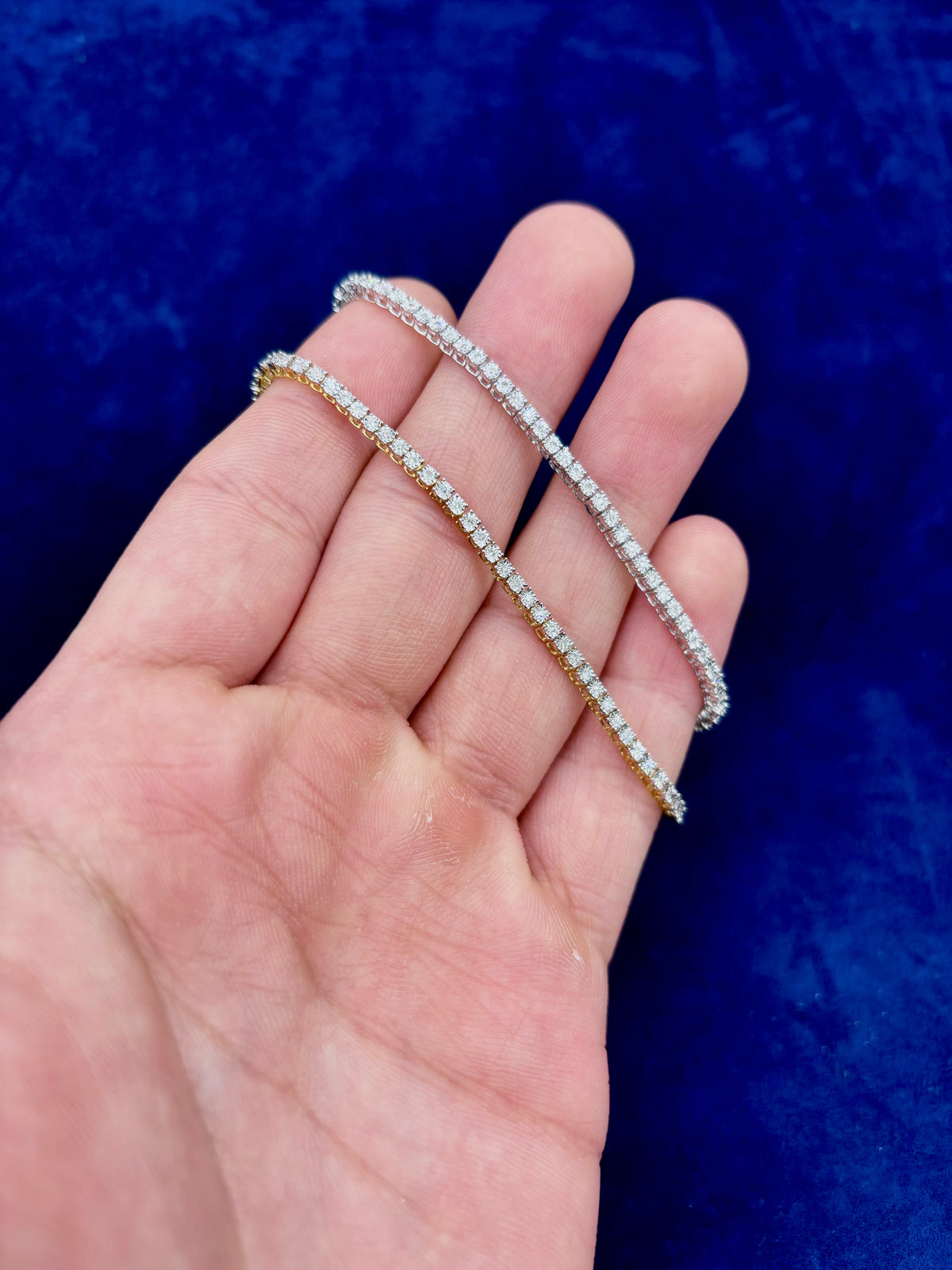 10K Gold 2mm Diamond Dream Bracelet - additional product view 3