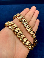 14K Rose Gold Cuban Chain 16.5mm 22 in - additional product view 5
