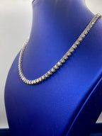 14K Gold Elegance Diamond Tennis Necklace - additional product view 3