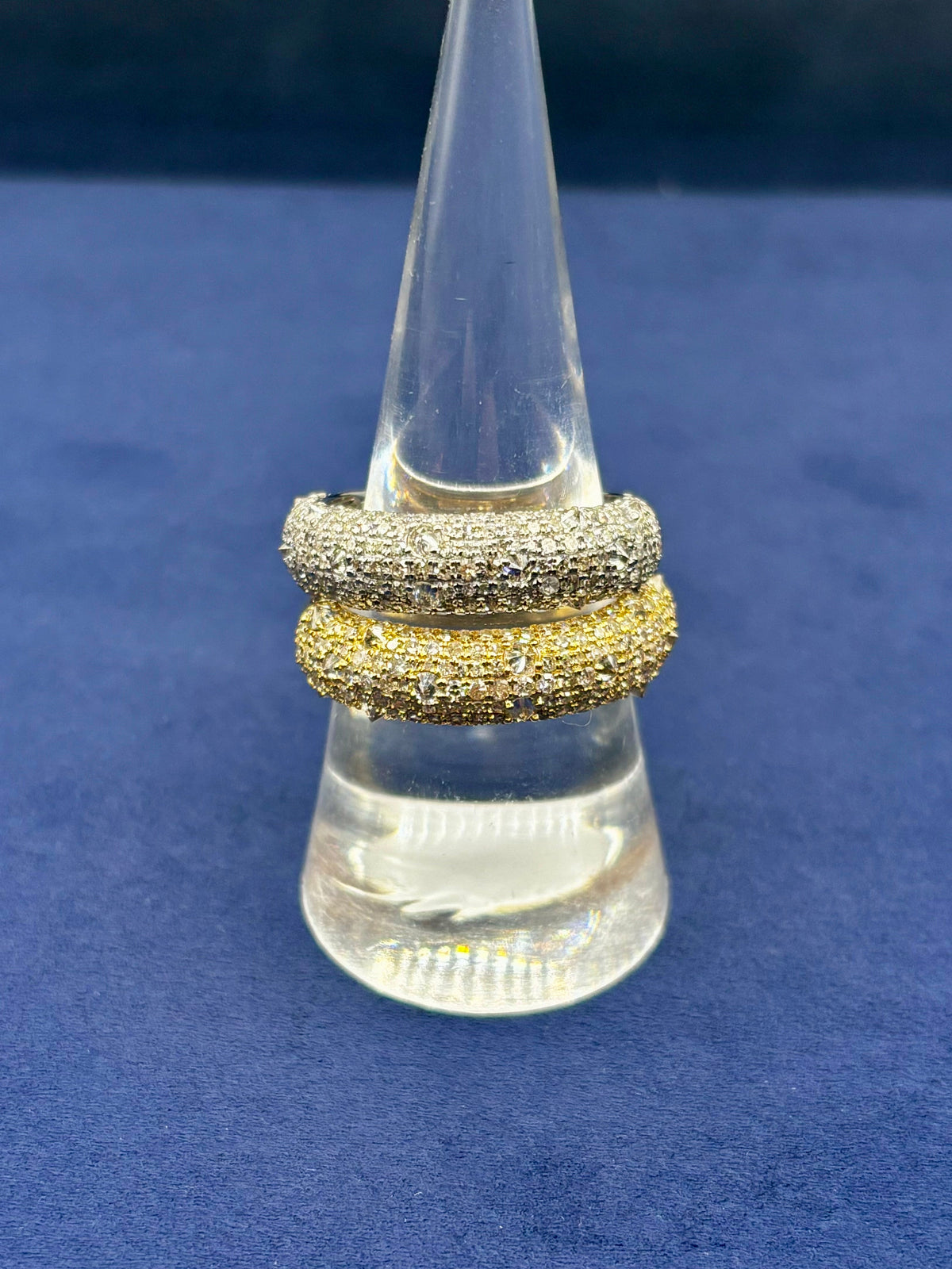 14K Gold Mosaic Upside-Down Diamond Ring - additional product view 12