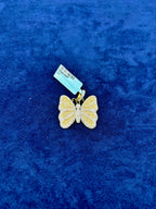14K Gold Classic Butterfly Diamond Pendant - additional product view 7