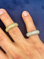 14K Gold Mosaic Upside-Down Diamond Ring - additional product view 5