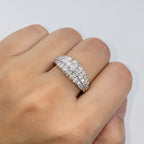 10K Gold Diamond Crown Pave Engagement Ring - additional product view 3