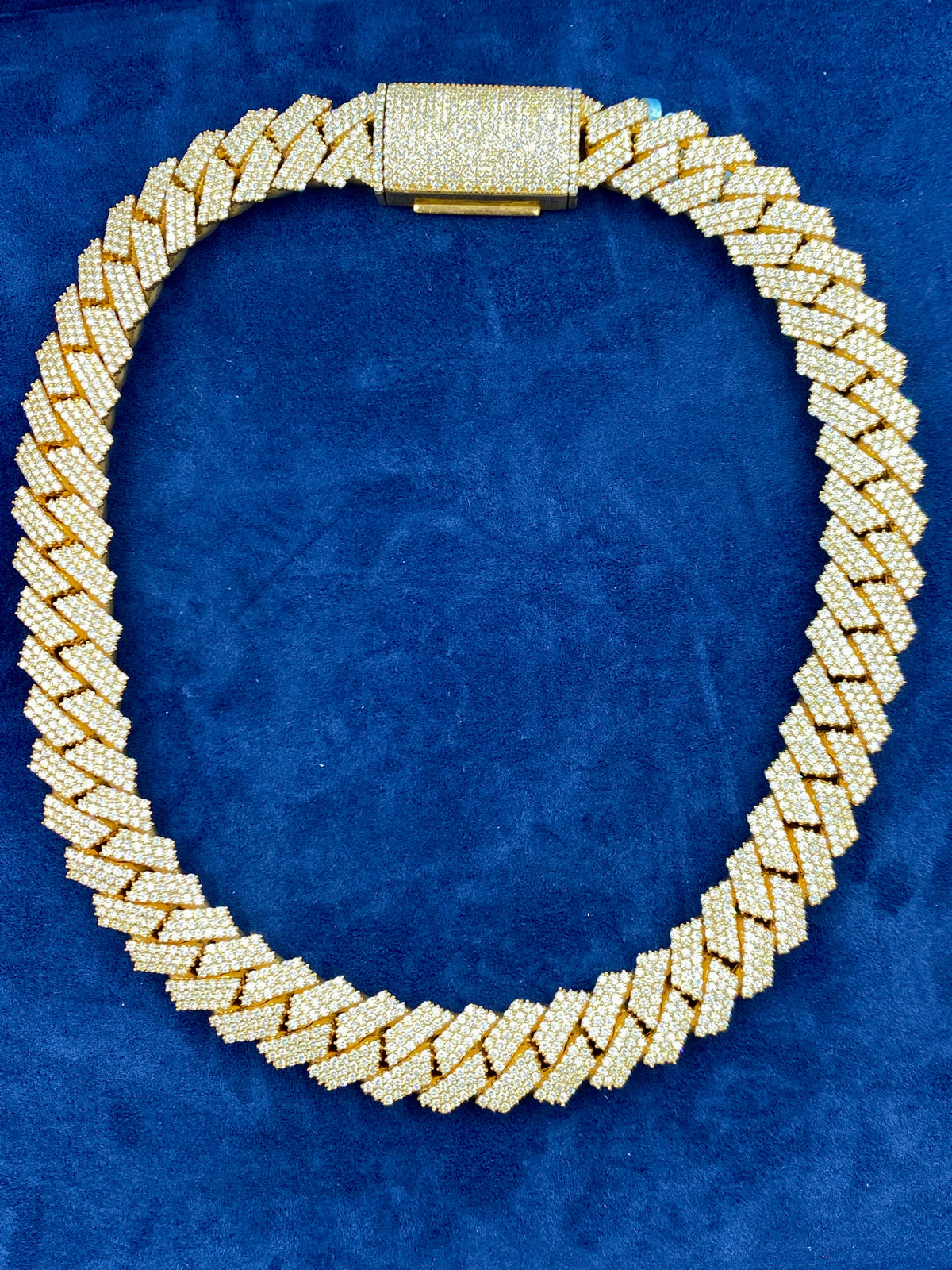 14K Gold Jumbo Diamond Cuban Chain 19mm - additional product view 6