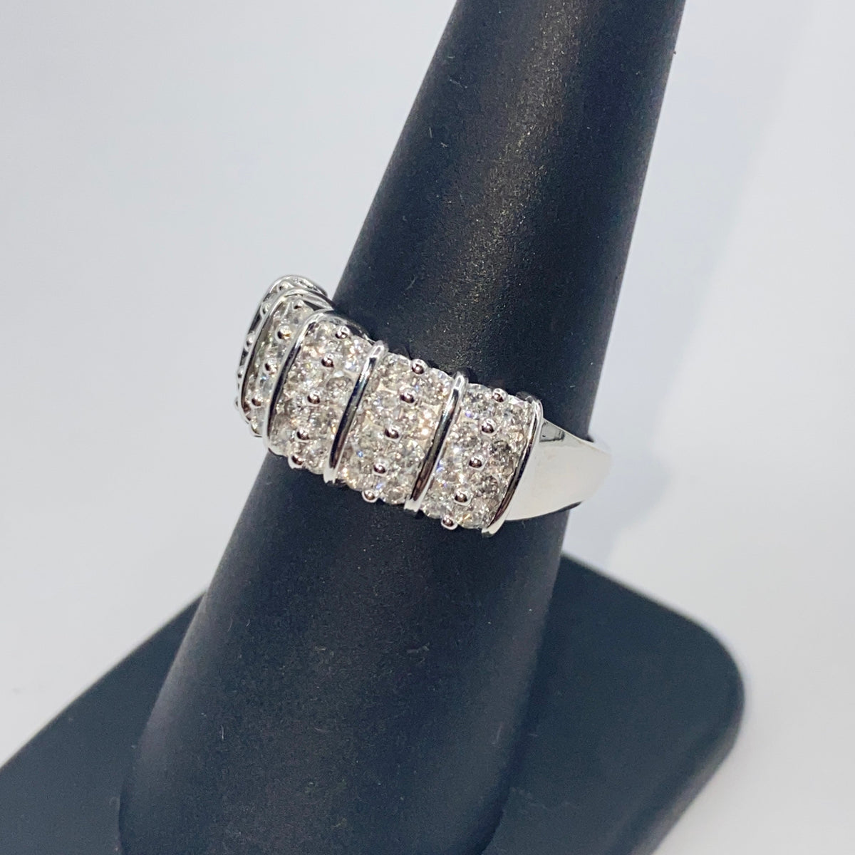 10K Gold Cluster Diamond Ring - additional product view 6