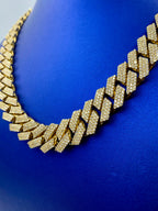 14K Gold Jumbo Diamond Cuban Chain 16.5mm - additional product view 4