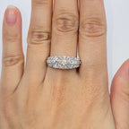 10K Gold Diamond Crown Pave Engagement Ring - additional product view 2
