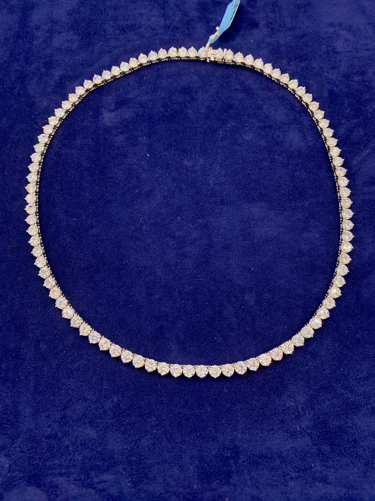 14K Gold Elegance Diamond Tennis Necklace - additional product view 5