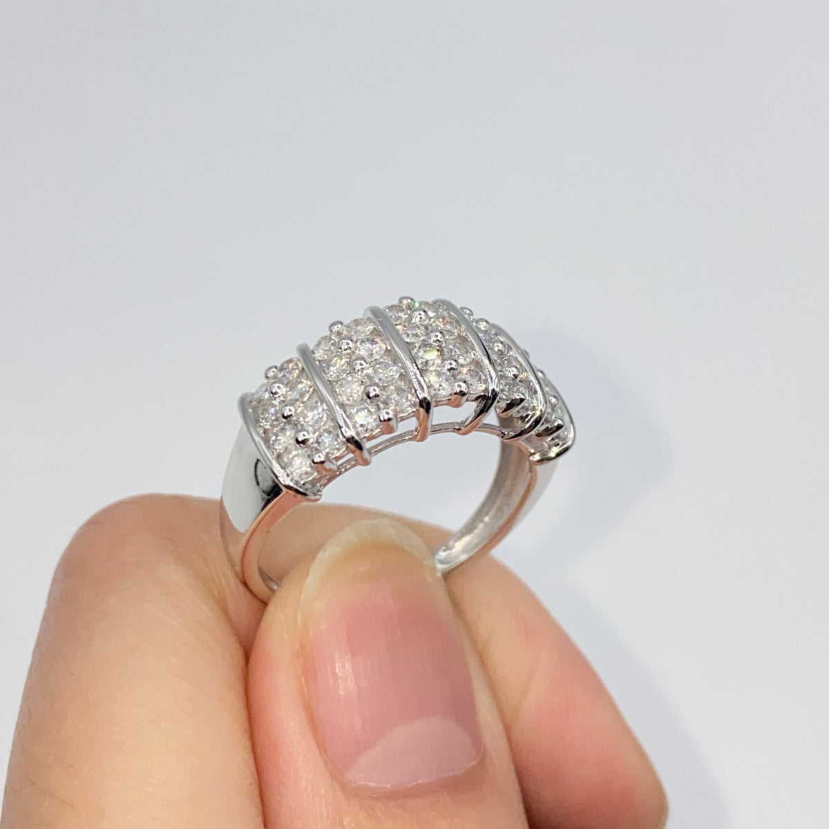 10K Gold Cluster Diamond Ring - additional product view 4