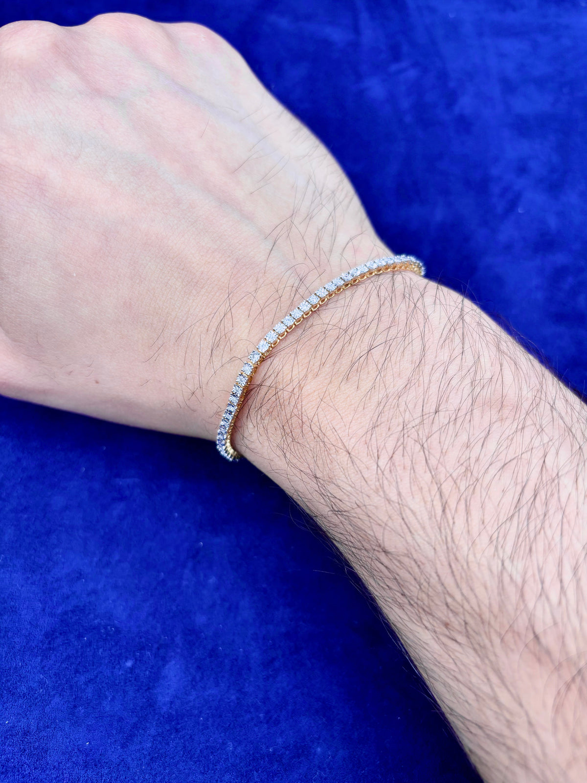 10K Gold 2mm Diamond Dream Bracelet - additional product view 7
