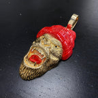 14K Gold Beast Gorilla Pendant - additional product view 4