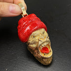14K Gold Beast Gorilla Pendant - additional product view 2