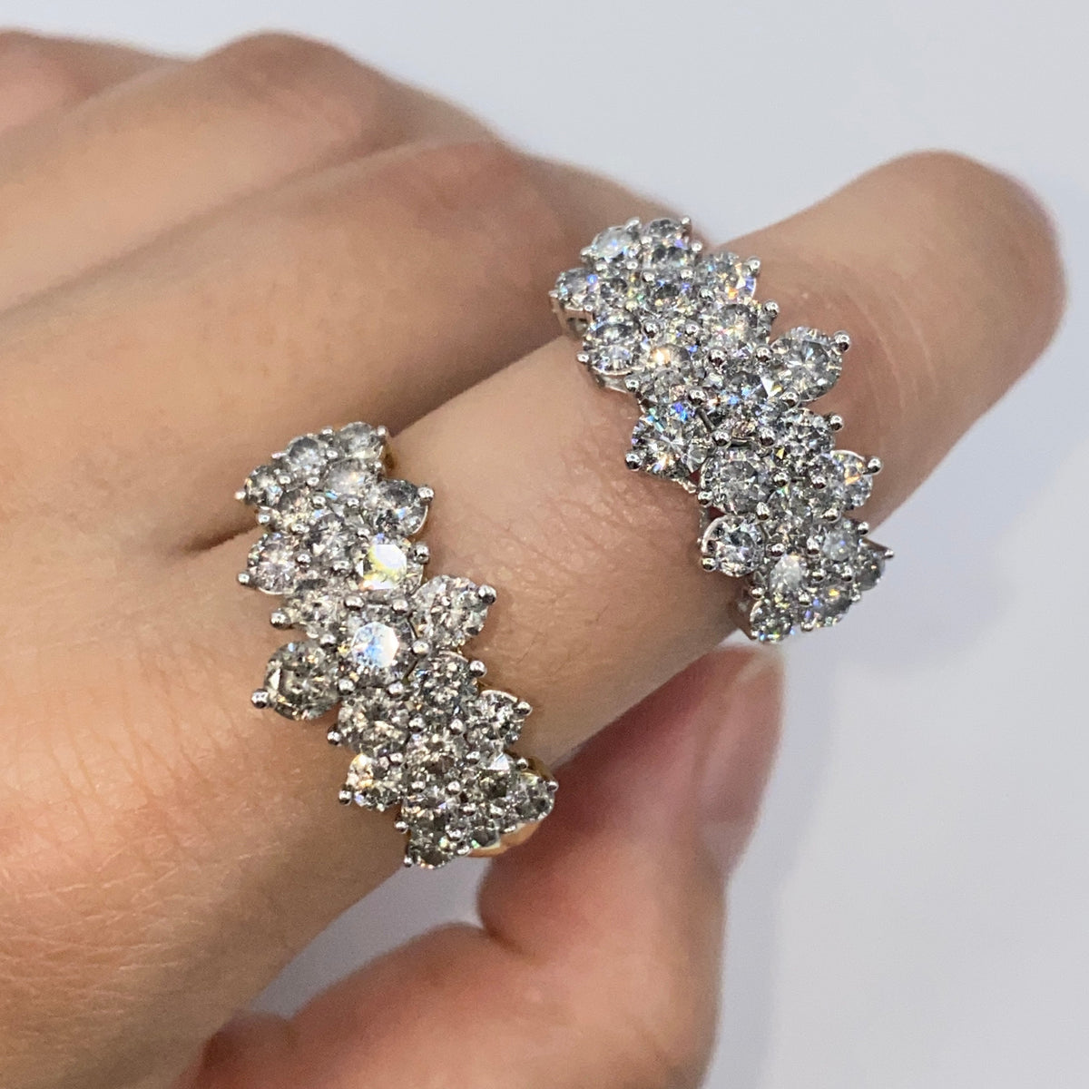 10K Gold Cluster Diamond Ring - additional product view 3